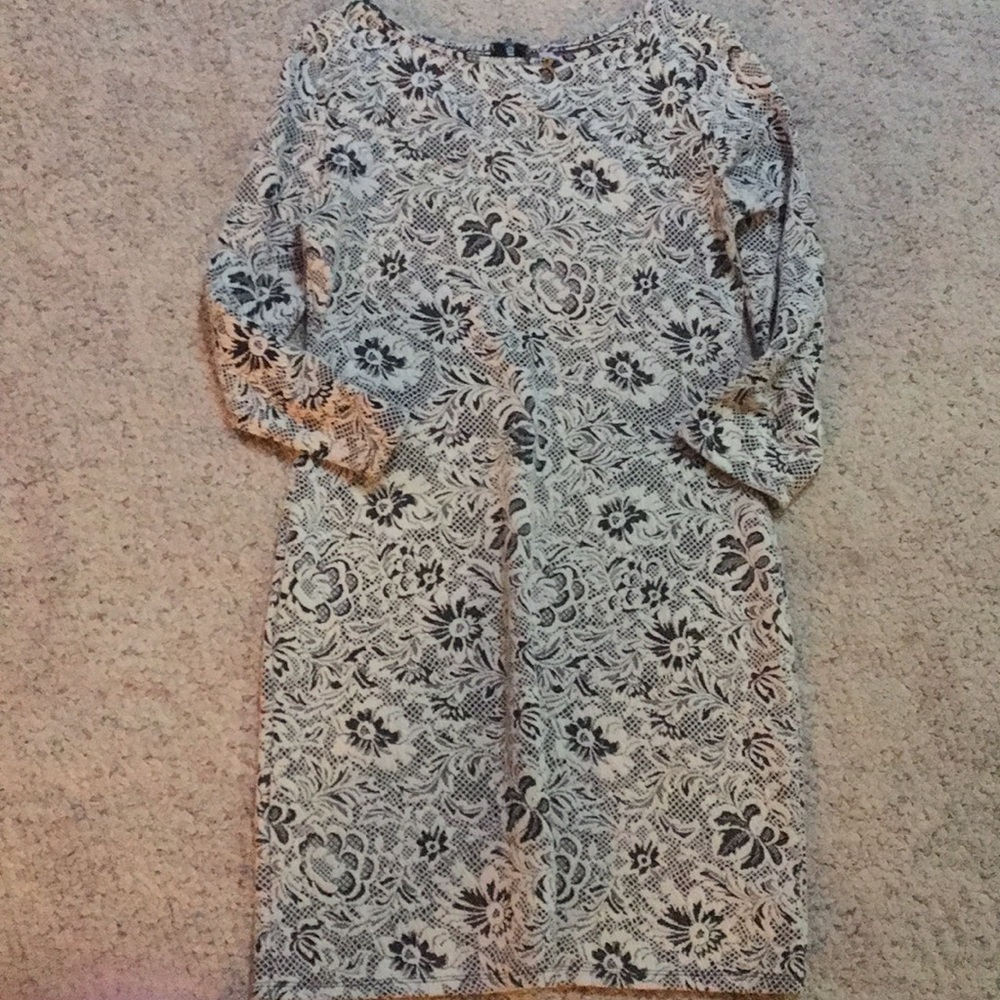 Black and white dress